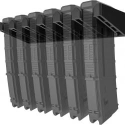 Support mural pour 6 chargeurs pmag/mftmag/hexmag pour fusil ar/m4/m16 - LIVRAISON GRATUITE