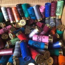 plus de 8kg de cartouches pour chasse,baltrap,  toutes marques, plombs de 7,5/   9 cal 12
