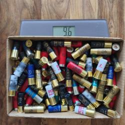 1 sans prix de réserve énorme lot de 9,600kg cartouches calibre 12 gros plomb