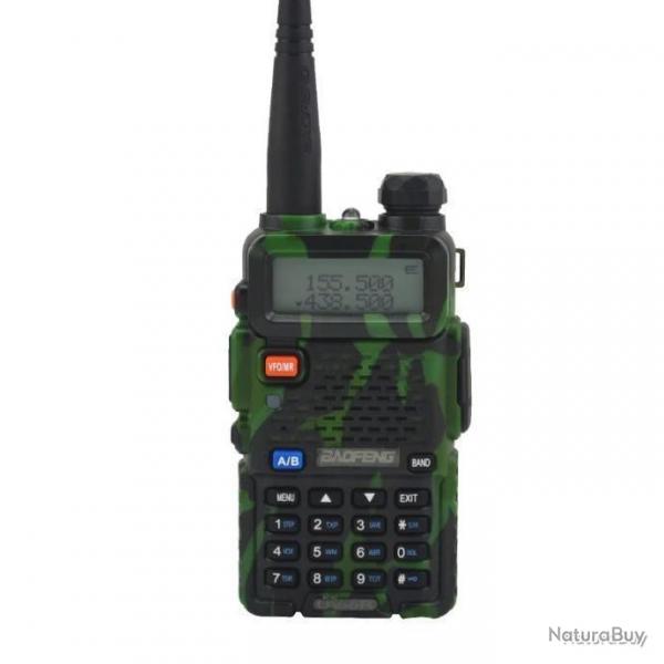 Talkie-walkie baofeng UV-5R - camouflage - LIVRAISON GRATUITE