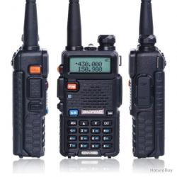 Talkie-walkie baofeng UV-5R - noir - LIVRAISON GRATUITE
