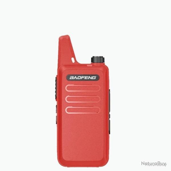 Talkie-walkie baofeng BF-T20 - rouge - LIVRAISON GRATUITE