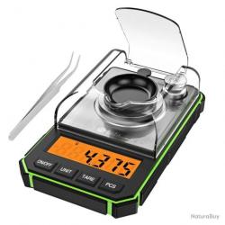 Balance electronique pour rechargement de munitions précision 1/1000g - verte - LIVRAISON GRATUITE