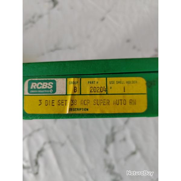 Jeu d'outils rcbs 38 super auto