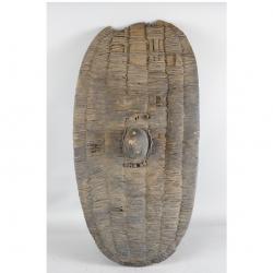 Bouclier de guerre en bois, Tutsi, Rwanda