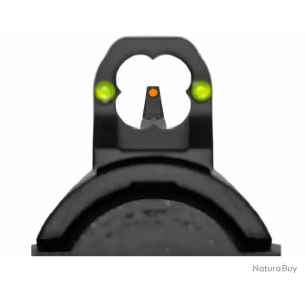 Mires Fibres Ghost Ring V2 CNC Noir pour AAP-01 airsoft