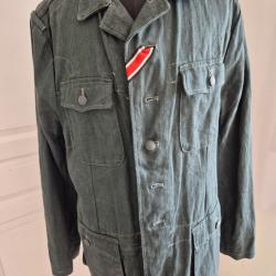 Veste drillich verte