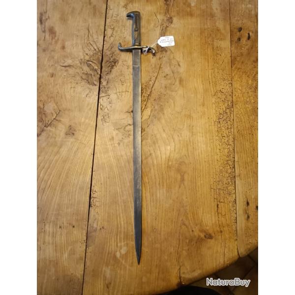 BAONNETTE ALLEMANDE NON REGLEMENTAIRE SUR LE MODELE 1871