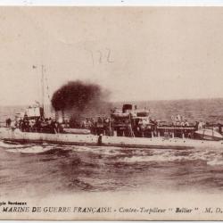CPA - Marine de Guerre  -Contre -Torpilleur  " Bélier "N°1493