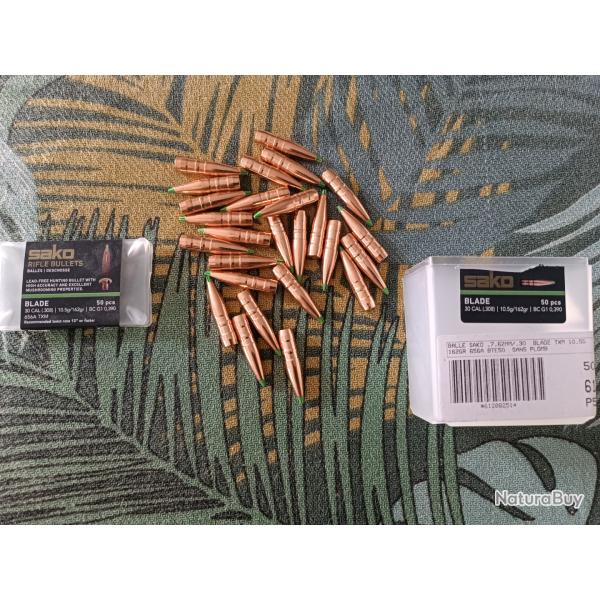 Ogives Sako Blade 308 162 grains