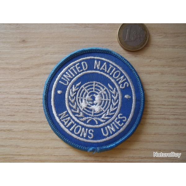 cusson militaire ONU Nations Unies insigne port !
