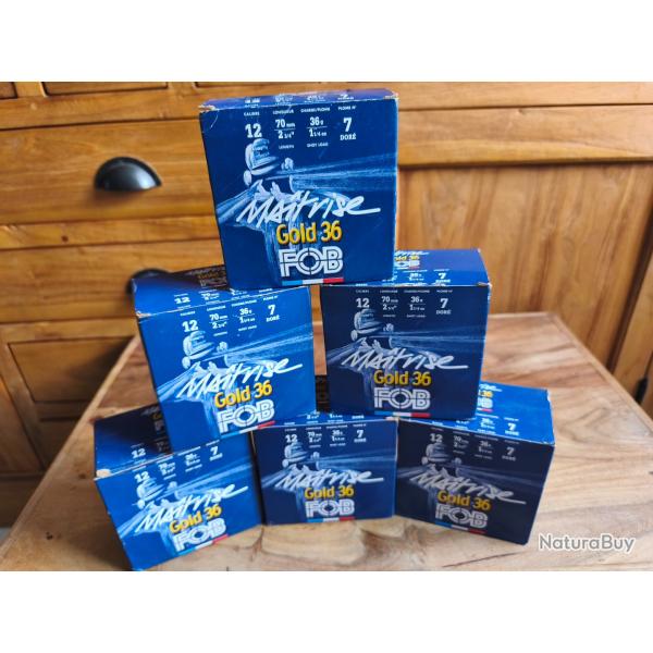 Lot de 150 fob matrise gold 36 numro 7