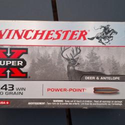 1 Boîte complète 243 winchester 100 grain