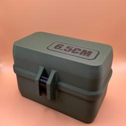 Boîte de stockage / transport de munitions 6.5 creedmoor verte