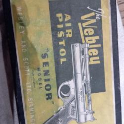 Webley pistolet a plombs senior model