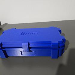 Boîte de rangement bleu calibre 9mm