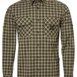 Chemise Creek Shooting Fit Coolmax (Couleur: Mink Brown à carreaux, Taille: XXL)