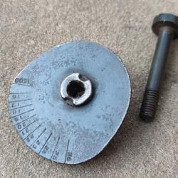 Embase d alidade latérale et vis pour fusil P14 britannique WW1