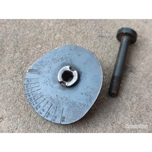 Embase d alidade latrale et vis pour fusil P14 britannique WW1