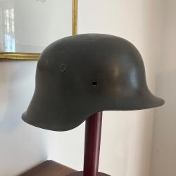 Casque M42 nominatif - ww2 - Allemagne - coque et cerclage