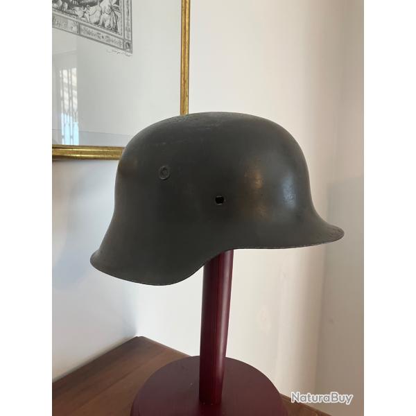 Casque M42 nominatif - ww2 - Allemagne - coque et cerclage