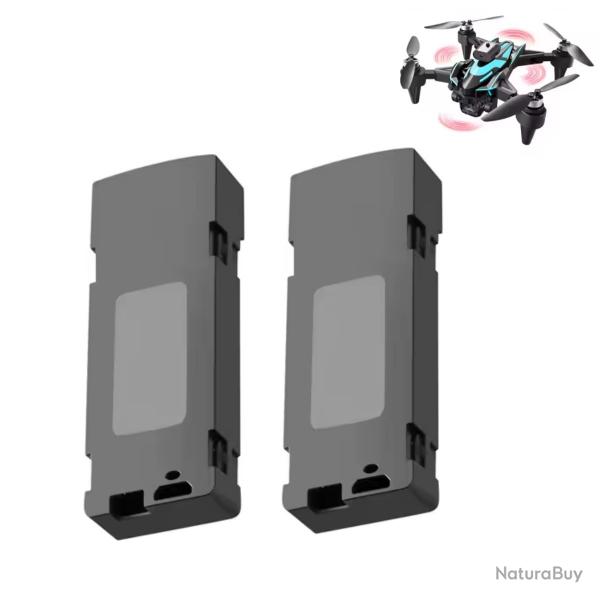 2x Batteries 3.7V 1800mAh Li-ion pour Drone K12 Max | Pice de rechange originale