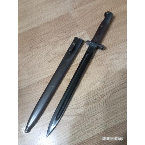 Baonnette Belge ,FN Mauser Mle 98Modle court