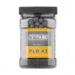 Munition Umarex T4E Billes synthétique pour plinking CAL.43 X500 PRACTICE PLB 43