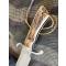 petites annonces chasse pêche : COUTEAU BOKER SOLINGEN BOWIE BOIS DE CERF N690