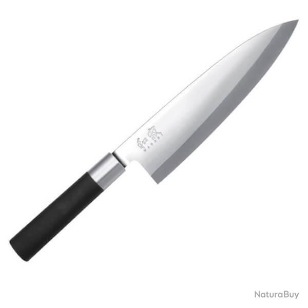 Couteau Deba Kai Wasabi black inox 21cm 6721.D