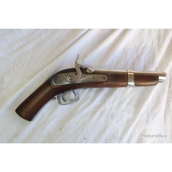 Pistolet 19me sicle  percussion