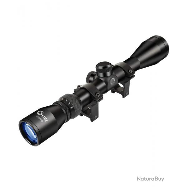 Lunette de tir CVLife Foxspook 3-9x40 SFP (Rticule Crosshair R4)