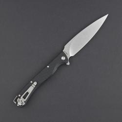 Couteau Daggerr Pero Lame Dague Acier 8Cr14MoV Manche FRN Noir Linerlock Clip DGRPRFBKSW
