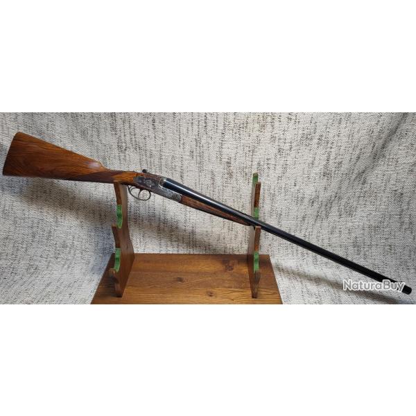 FUSIL JUXTAPOSE GRULLA WINDSOR PLATINES CAL. 12/70