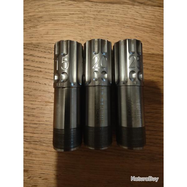 Lot de 3 extremes chokes titane krieghoff
