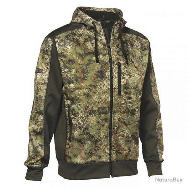 Prix de dpart  1 !! Blouson zipp Wolf Prohunt Snake Vert Taille 3XL