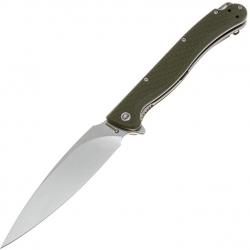 Couteau Daggerr Pero Lame Dague Acier 8Cr14MoV Manche FRN Od Green Linerlock Clip DGRPRFOLSW