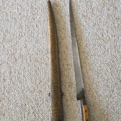 Couteau ancien Oriental 43cm