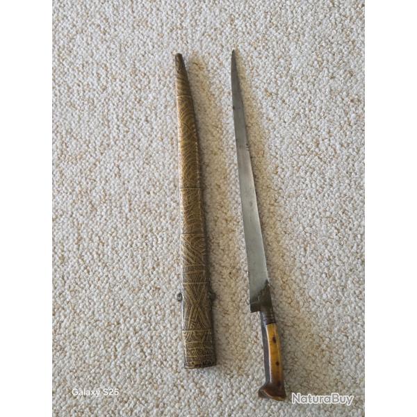 Couteau ancien Oriental 43cm