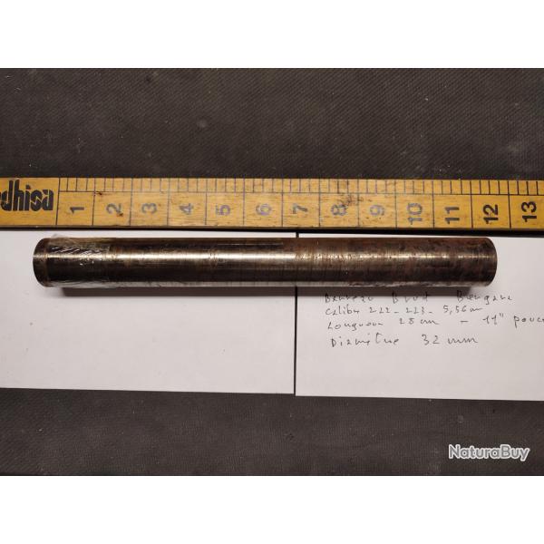 BARREAU RAY SANS CHAMBRE, de marque  Bergara , calibre 5.56mm,222r,223r . longueur 28 cm