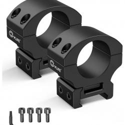 Anneaux de montage CVLife - Taille medium (Picatinny)