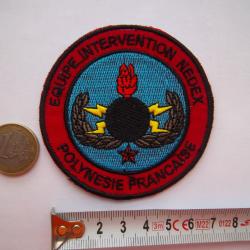 écusson militaire intervention NEDEX Polynésie Française (Neutralisation Explosifs)