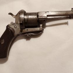BEAU ET BON REVOLVER 7mm à broches type LEFAUCHEUX