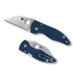 Couteau pliant Spyderco "MICROJIMBO" G10 bleu C264GPCBL