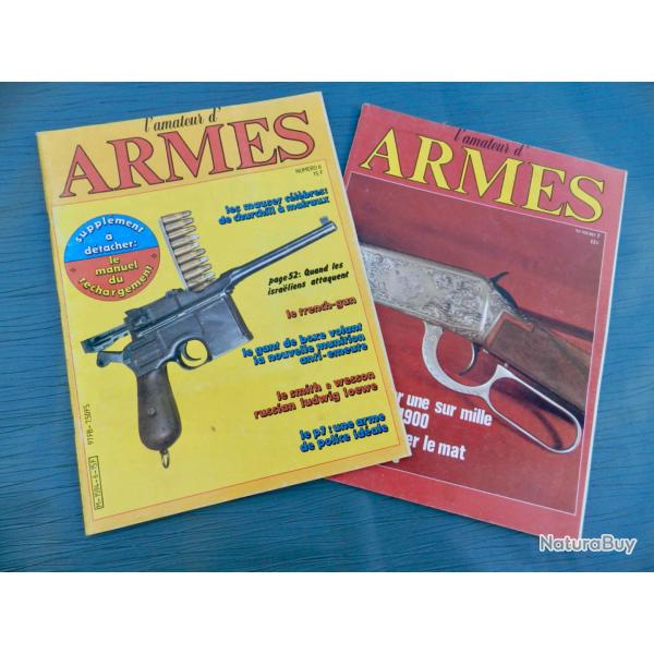 Numros 1 et 2 de la revue l'AMATEUR D'ARMES