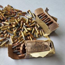 Lot de 160 Cartouche 22 lr d'époque