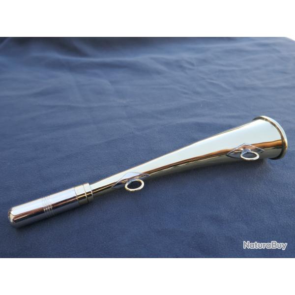 Corne Compiegne laiton 22 cm