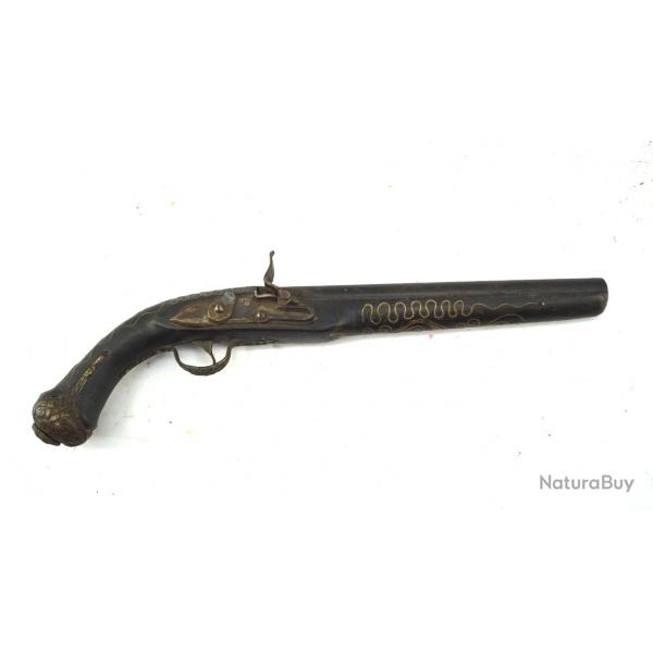 Pistolet  poudre noir type "vnitien" 1 sans prix de rserve