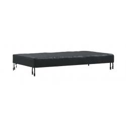 Housse mobilier extérieur 142 x 82 x 15 cm noir tissu Oxford étanche protection saison jardin