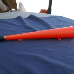 Corne de brume orange de 36 cm